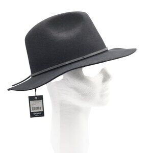 Brixton Wesley Fedora Hat Men S Black Winter Wool Felt Stylish Bohemian Warm NWT